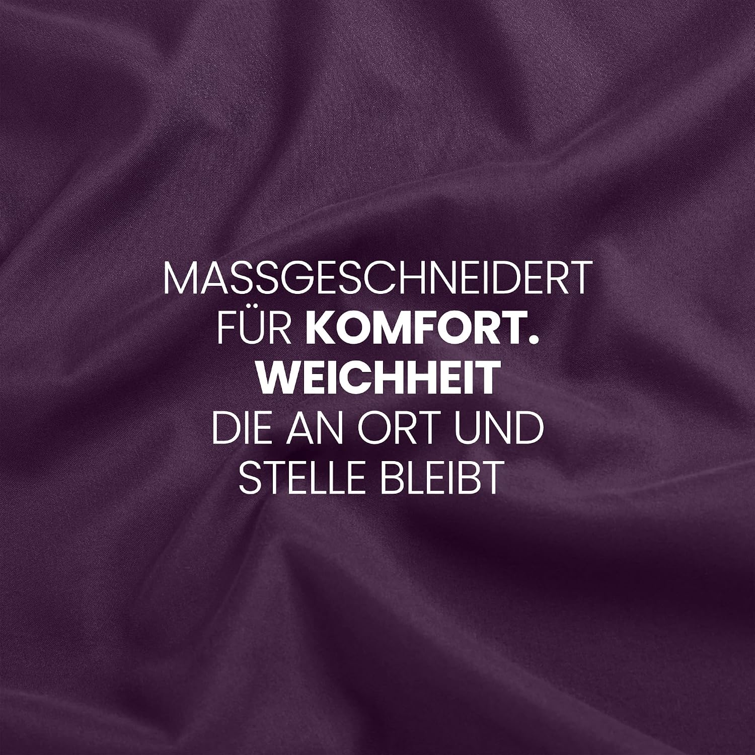 Thumbnail 6 de Utopia Bedding Spannbettlaken 140x200 cm in Lila – Gebürstete Polyester-Mikrofaser mit 35 cm Taschen tiefe
