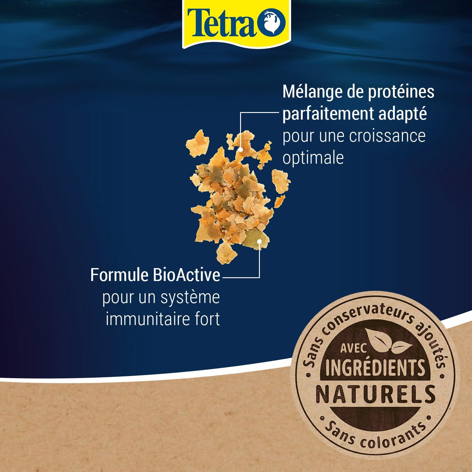 Detalle 2 de TetraMin Aliment pour Tous Poissons d'ornement, XL Flakes – 500 ml (Lot de 1)