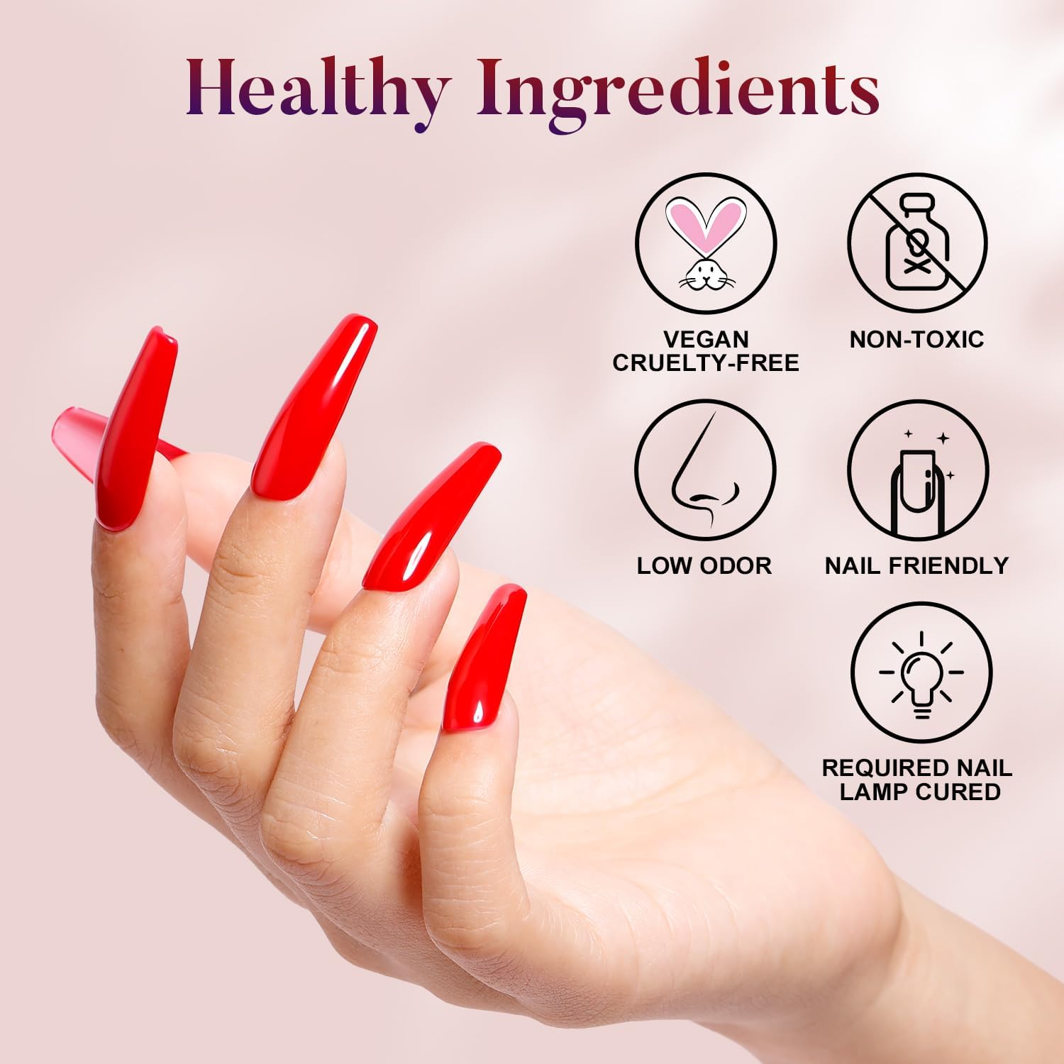 Thumbnail 2 de AIMEILI No Wipe Top Coat & Base Coat semi-permanents – vernis gel UV/LED à brillance miroir (kit 2x10 ml)