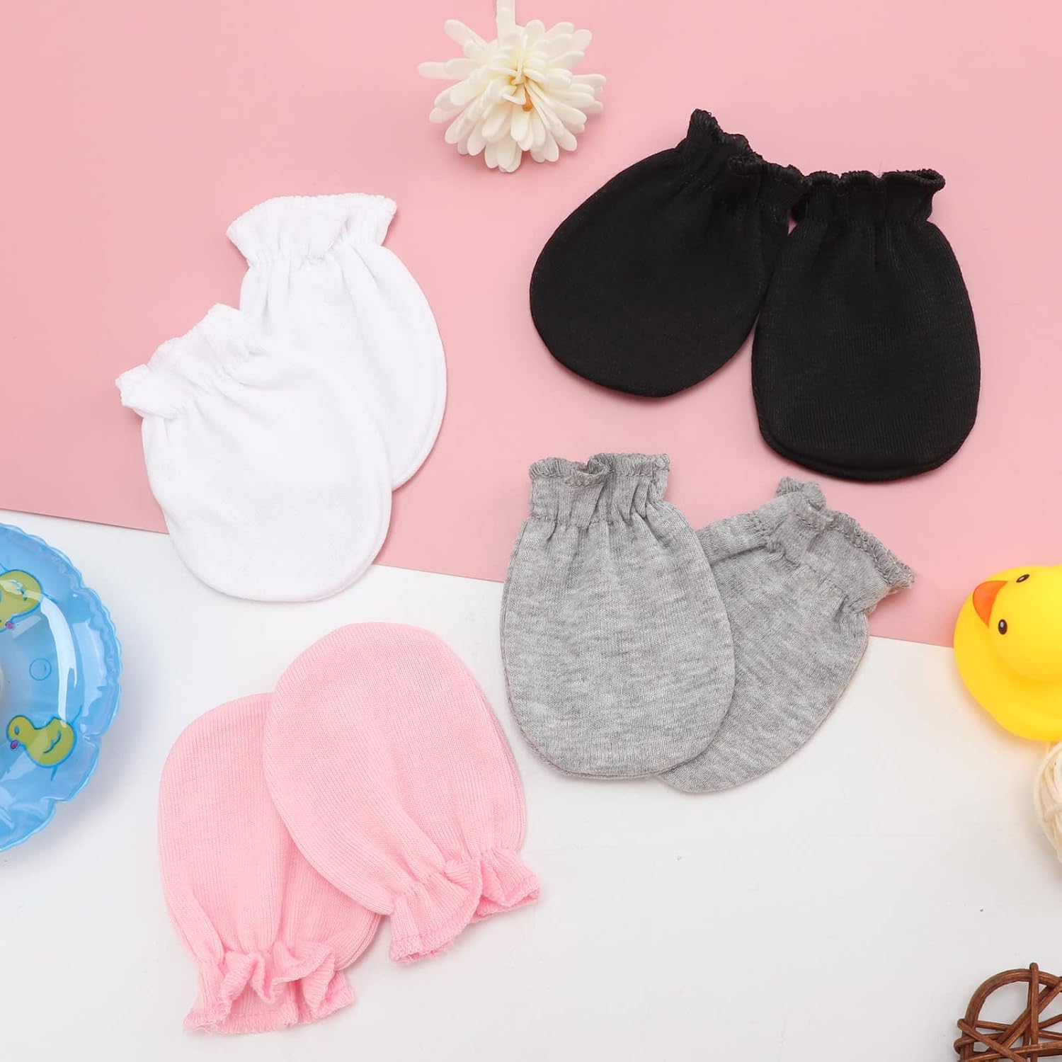 Detalle 2 de DRESHOW Newborn Baby Mittens 0-6m