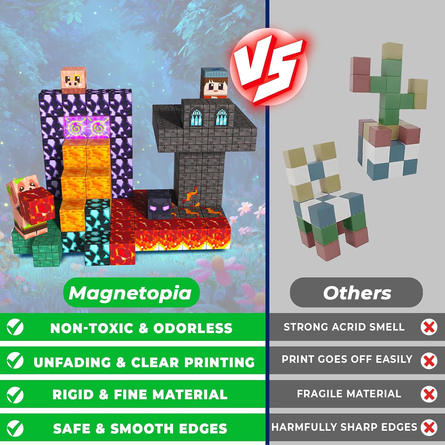 Thumbnail 4 de Magnetic Blocks 150 PCS Build Kit