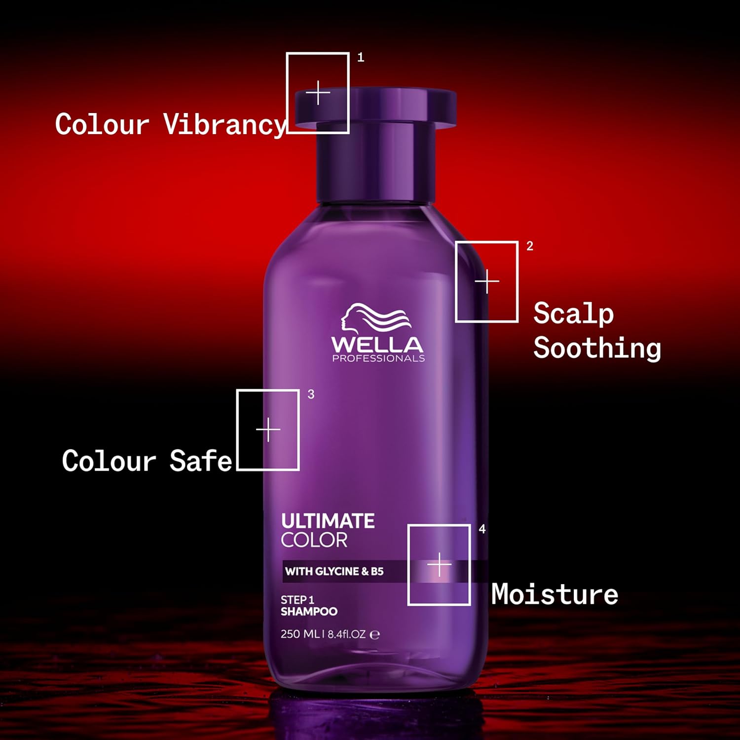 Thumbnail 4 de Wella Professionals Ultimate Color sulphate-free shampoo for coloured hair