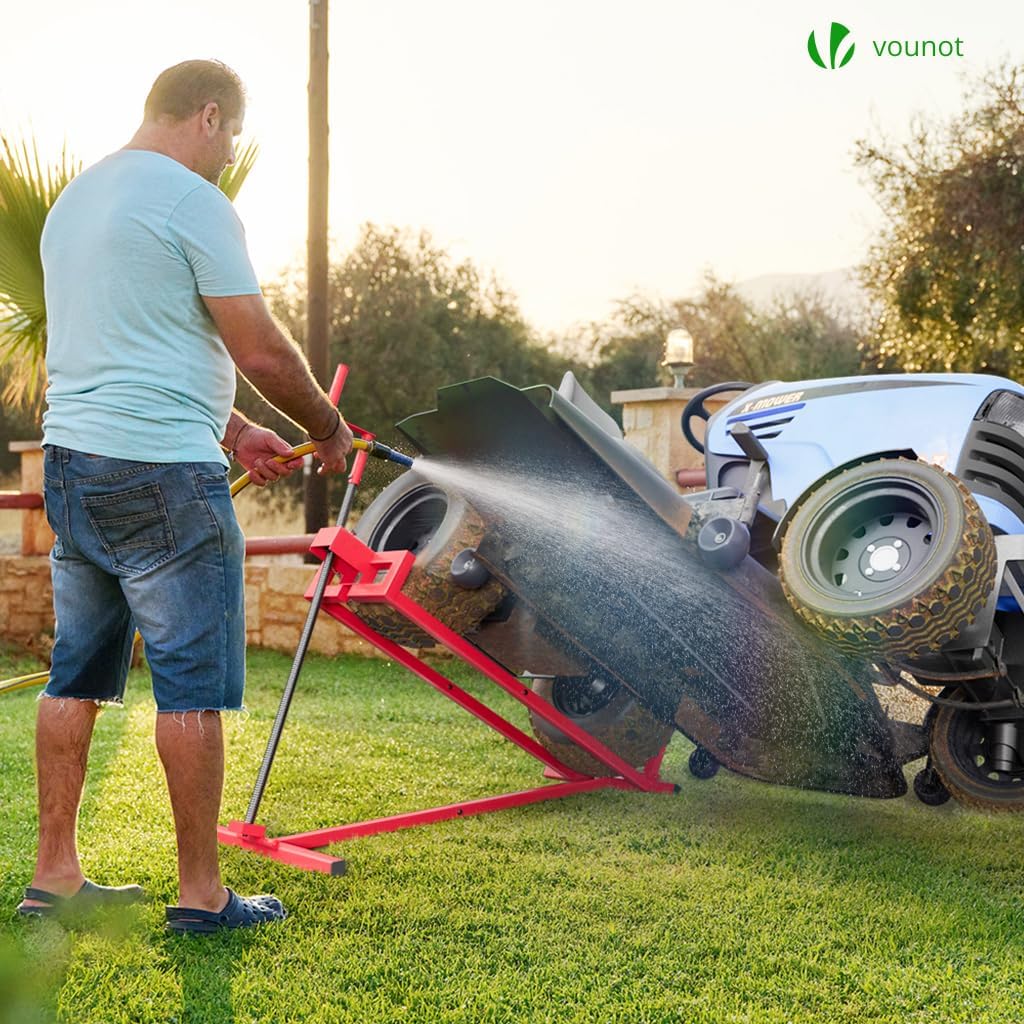 Thumbnail 2 de Vounot Lève Tracteur Tondeuse Télescopique - Gain de Place 30% et Charge 400 kg