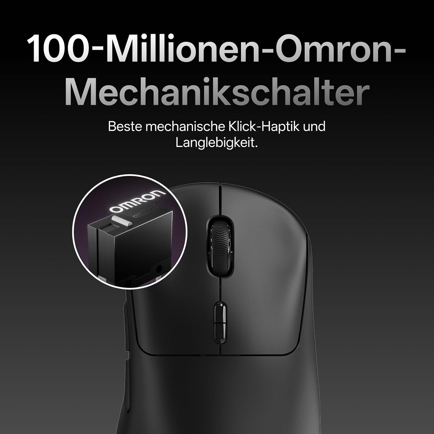 Detalle de Rapoo VT3 Gen-2 Gaming Mouse – Kabellose Ultraleichtmaus mit PAW3398, 26K DPI, 8K Wireless-Polling, 53 g