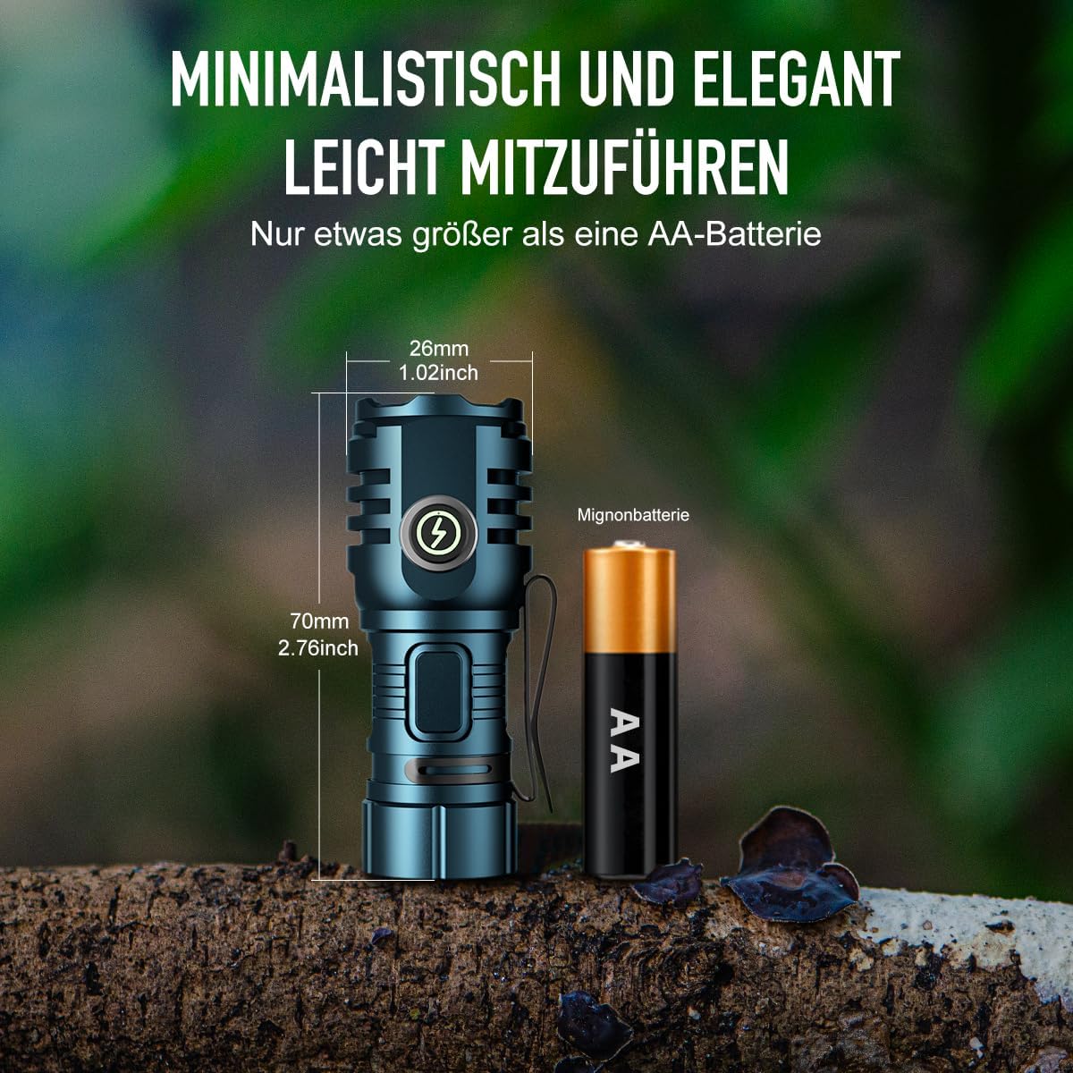 Thumbnail 6 de Taschenlampe kleine aufladbar LED 6000 Lumen