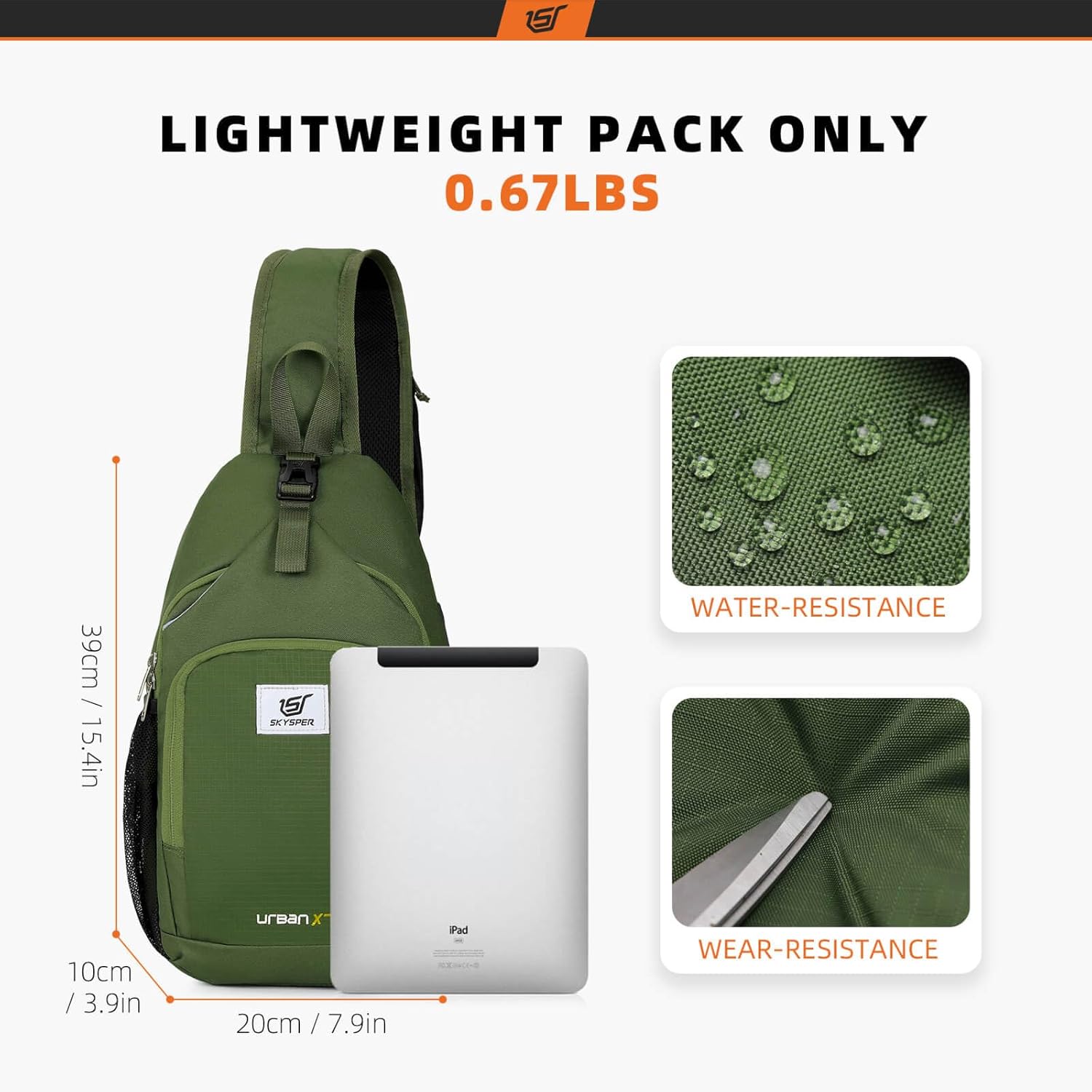 Thumbnail 4 de SKYSPER Sling Bag RFID Crossbody Sling Backpack