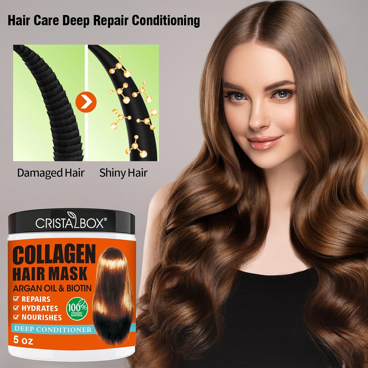 Detalle de Keratin Hair Mask 2 Pack Treatment