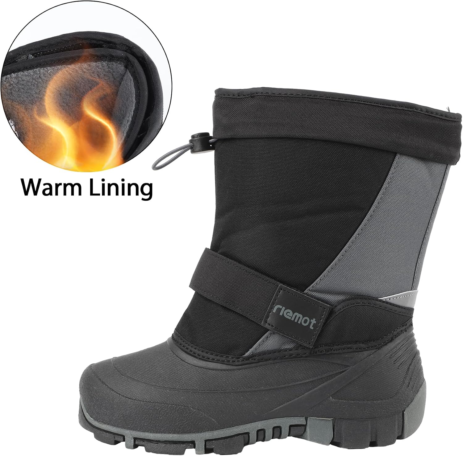 Detalle de riemot Botas Nieve Niños Antideslizantes