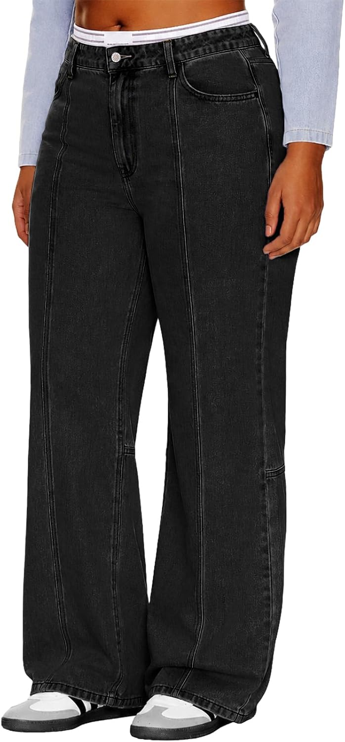 Thumbnail 6 de MARIASHA Women's Wide-Leg Jeans 3XL