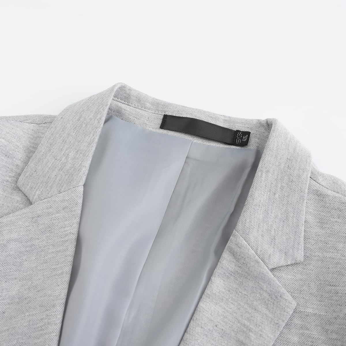 Thumbnail 3 de YFFUSHI blazer da uomo slim fit in cotone ed elastan, 1 bottone per lavoro, cerimonie e outfit casual
