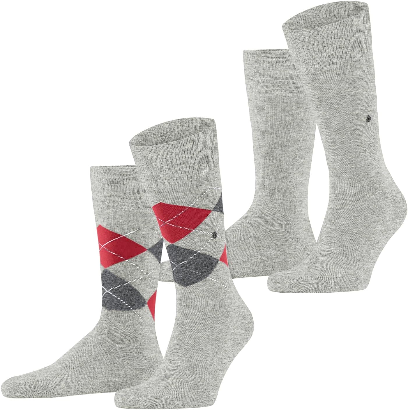 Thumbnail 5 de Burlington homme Everyday Argyle Mix 2-Pack — chaussettes respirantes en coton renforcé (lot de 2)