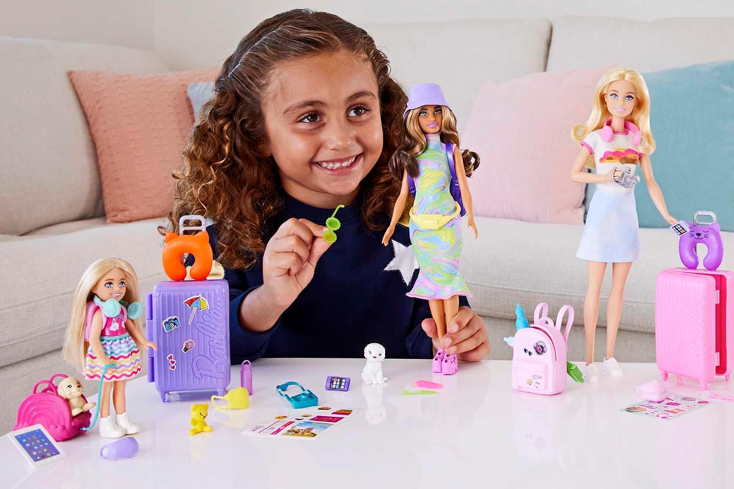 Detalle 2 de Barbie Chelsea HJY17 set da viaggio
