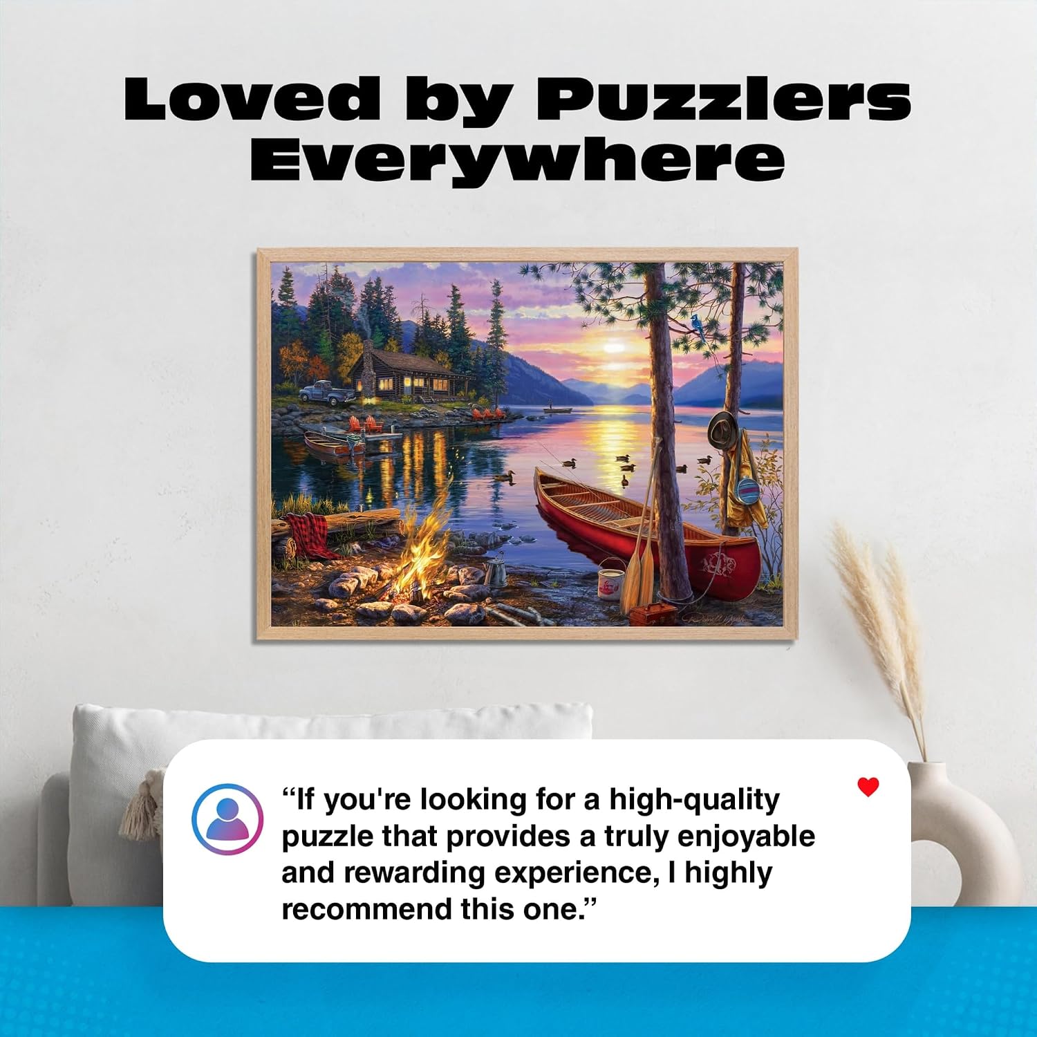 Thumbnail 5 de Buffalo Games Canoe Lake 1000-Piece Puzzle