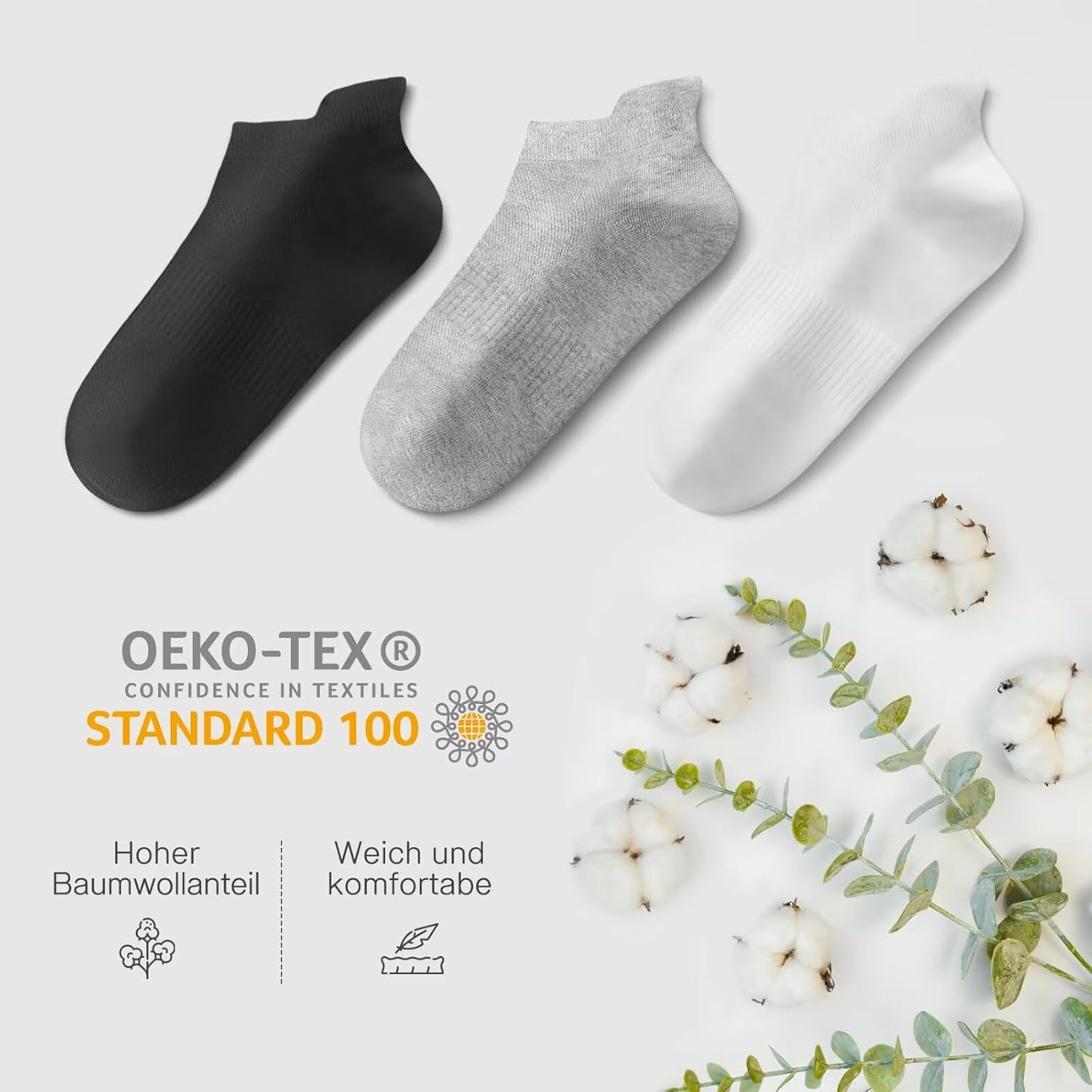 Thumbnail 4 de YouShow Sneaker Socken 10 Paar für Sport