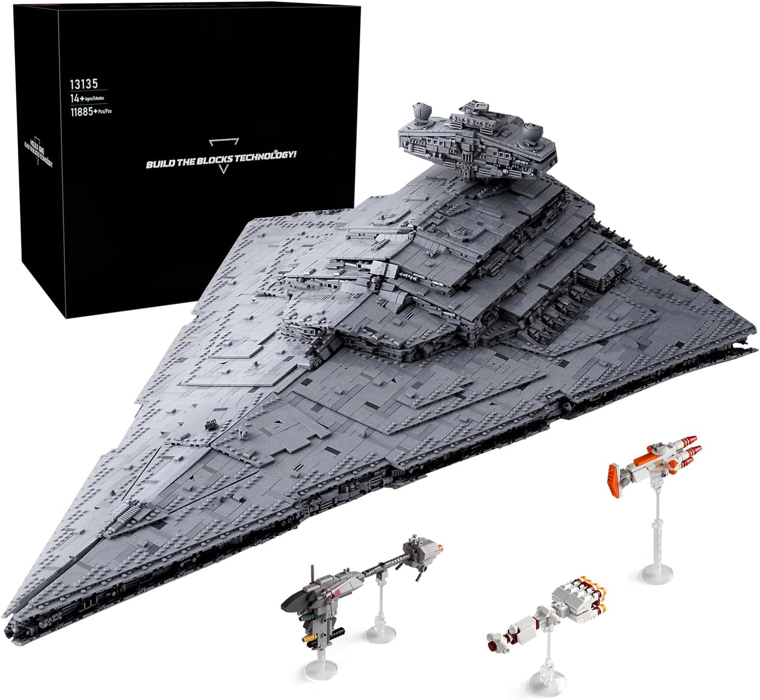 Detalle de SHHFWU 13135 Imperial Sternenzerstörer 11885 Teile