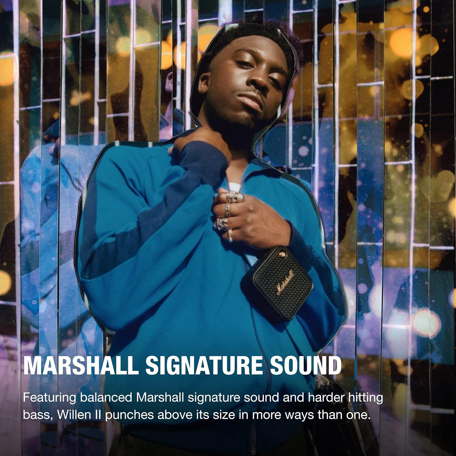 Detalle 2 de Marshall Willen II Bluetooth Speaker 17h 📢