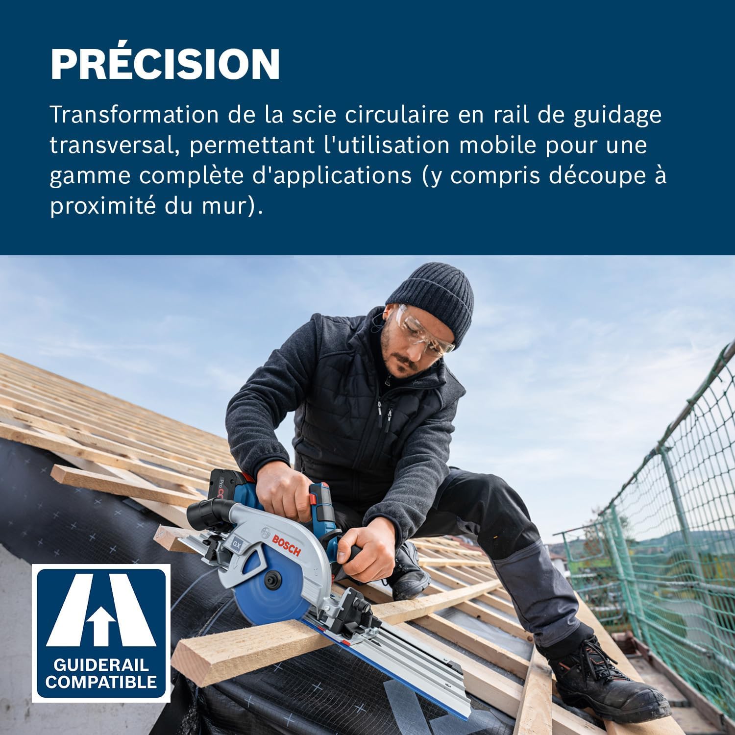 Thumbnail 1 de Bosch Professional GKS 18V-57-2 GX – scie circulaire sans fil 18V System, L-BOXX (sans batterie/chargeur)