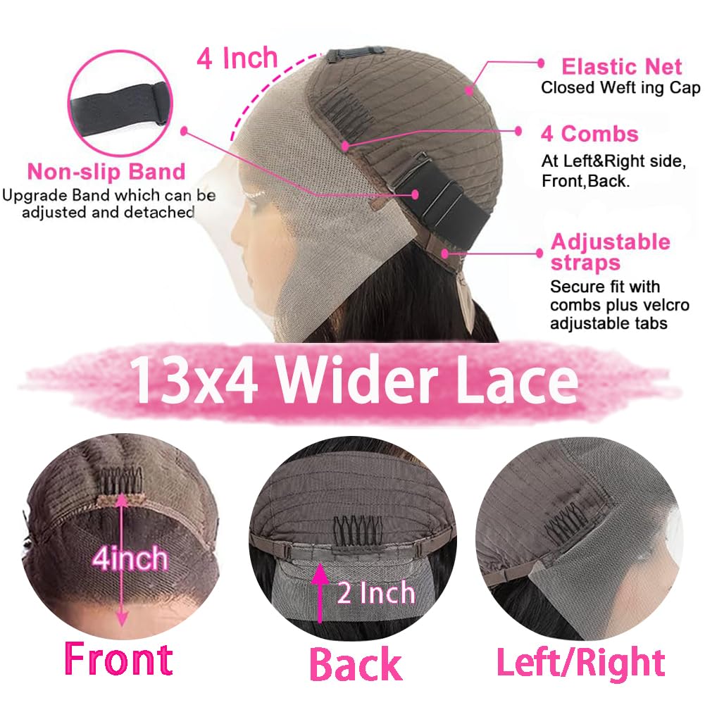 Thumbnail 3 de Armodeo 250 Density 30 Inch Deep Wave Lace Front Wig — 100% Human Hair, Pre-Plucked, 13x4 Lace Front