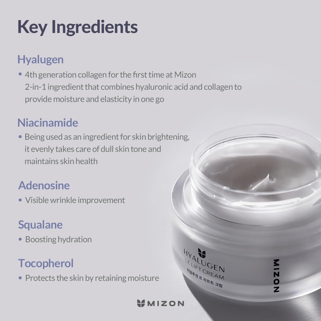 Detalle de MIZON HYALUGEN LE LIFT CREAM 50ML