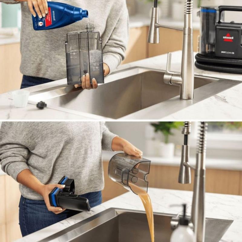 Detalle de Aspirador de tapicerías Bissell SpotClean C5 Select 400W: limpieza profunda para casa y coche