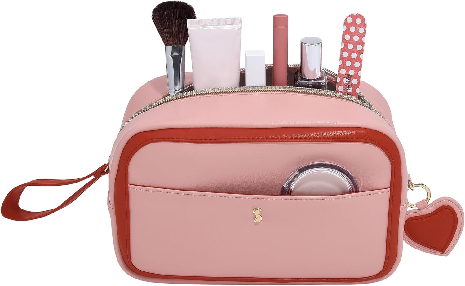 Detalle 2 de Stackers Pink Grapefruit Large Hanging Washbag 26x25x14.5
