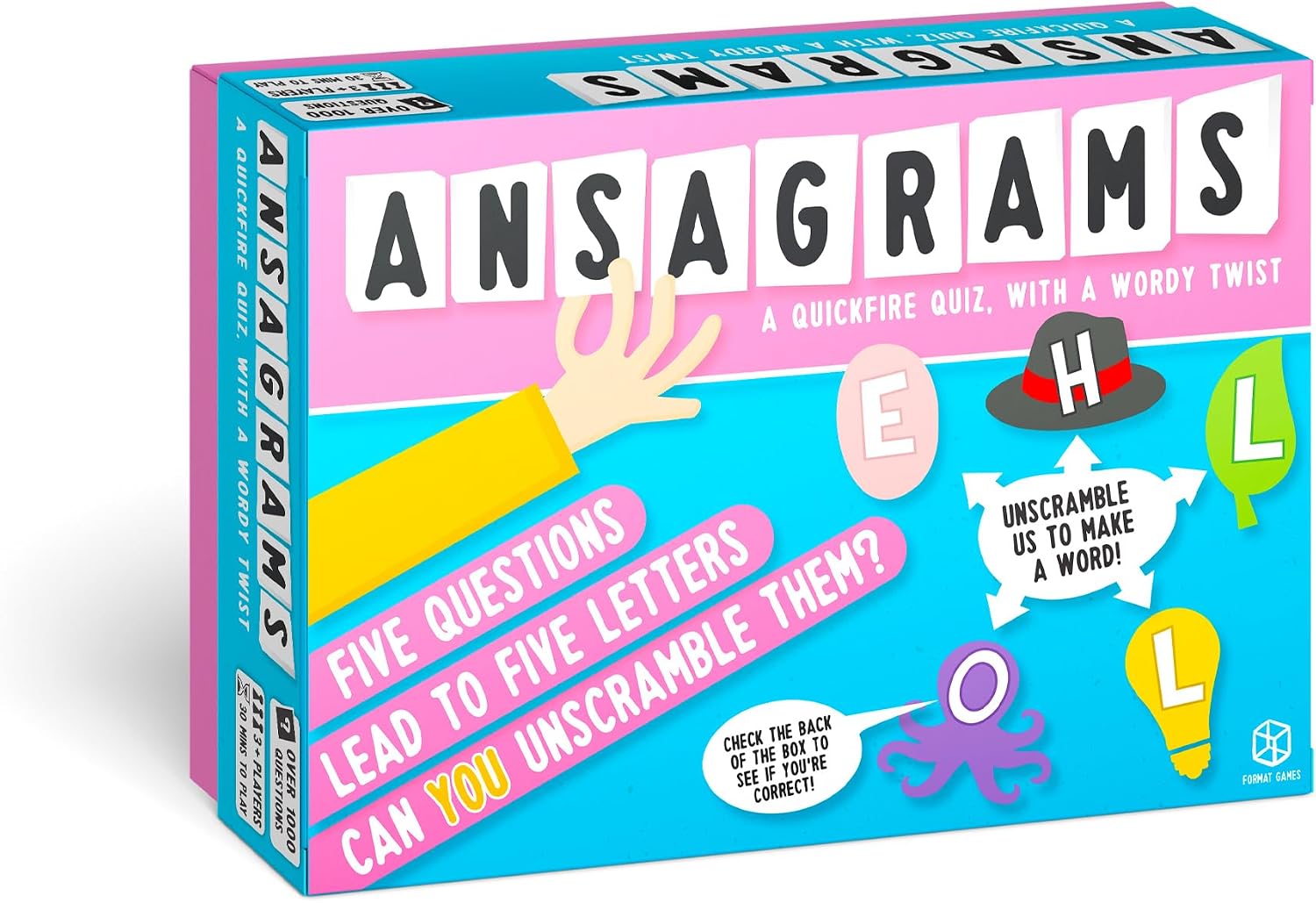 Thumbnail 5 de Format Games Ansagrams 500-Question Trivia Card Game