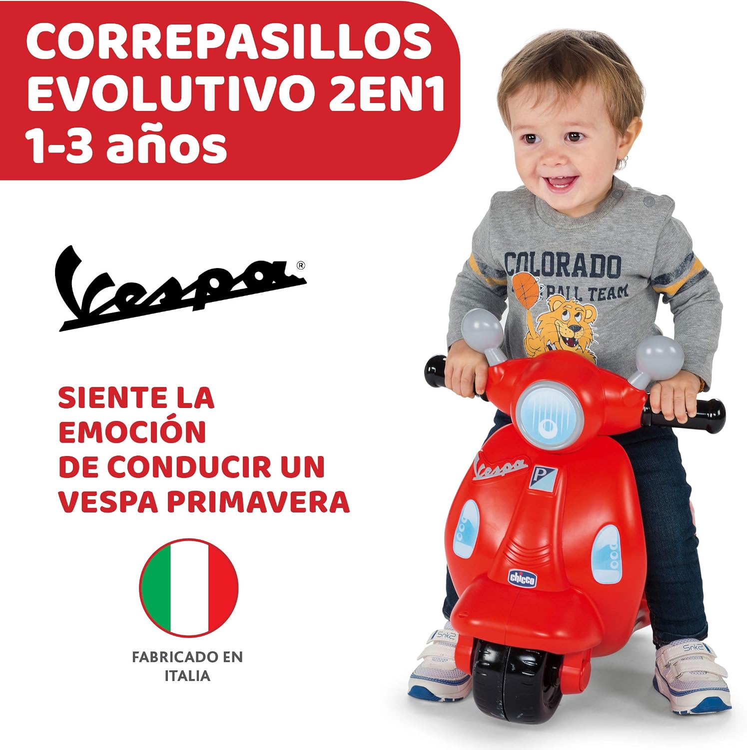 Detalle 2 de Chicco Vespa Primavera moto correpasillos