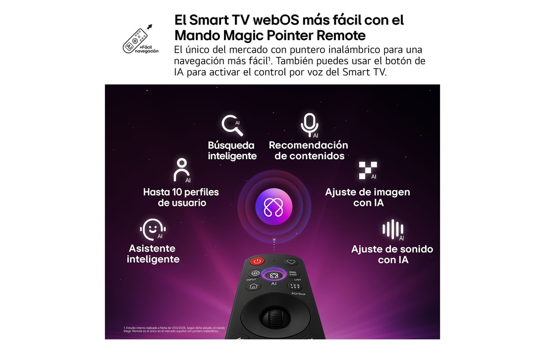 Thumbnail 4 de LG OLED evo AI C6 (OLED55C64LA) — Smart TV 4K de 55 pulgadas, 2026