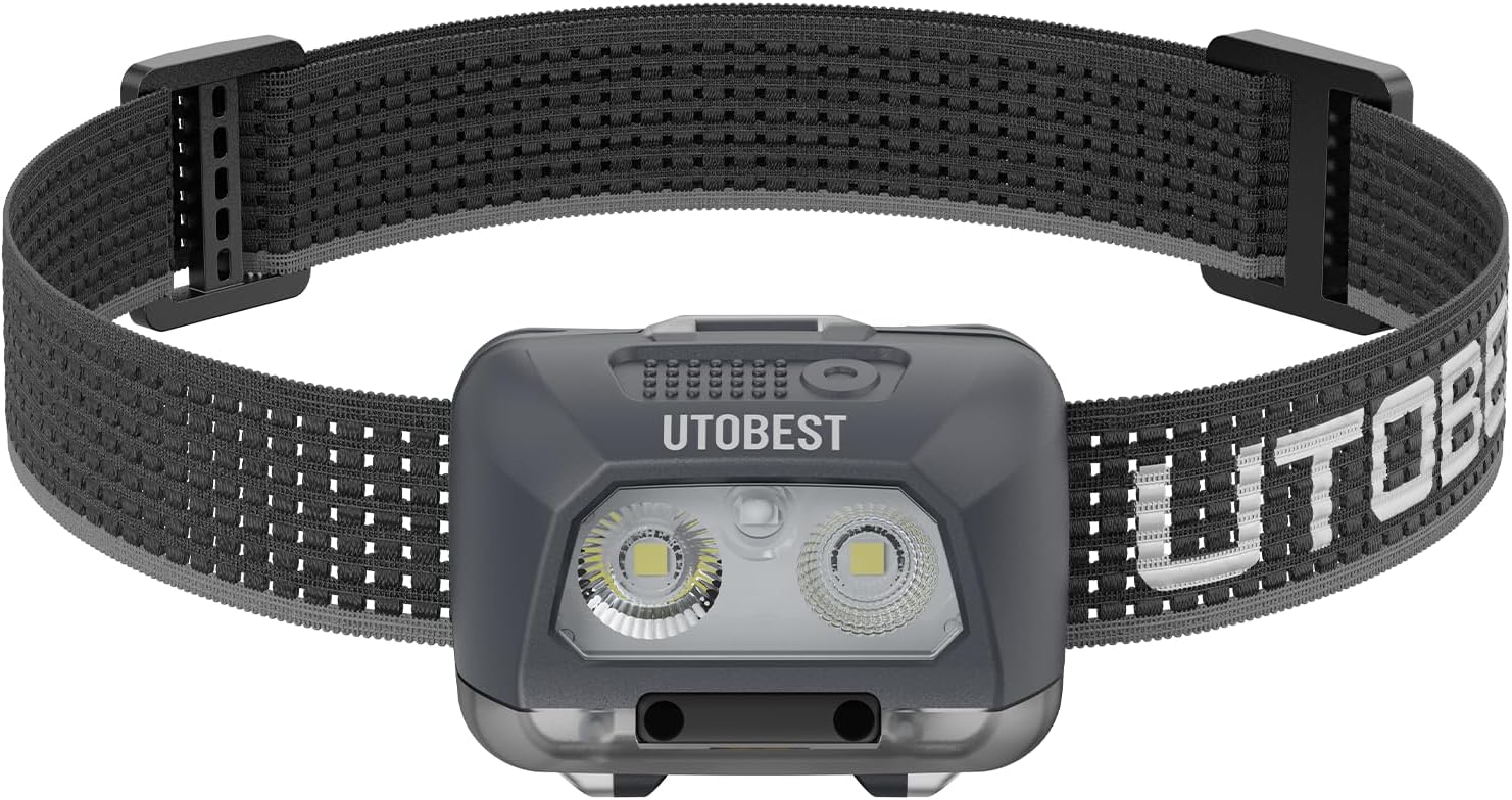 Detalle de UTOBEST UTR701 Rechargeable Head Torch 500 LM 🔦
