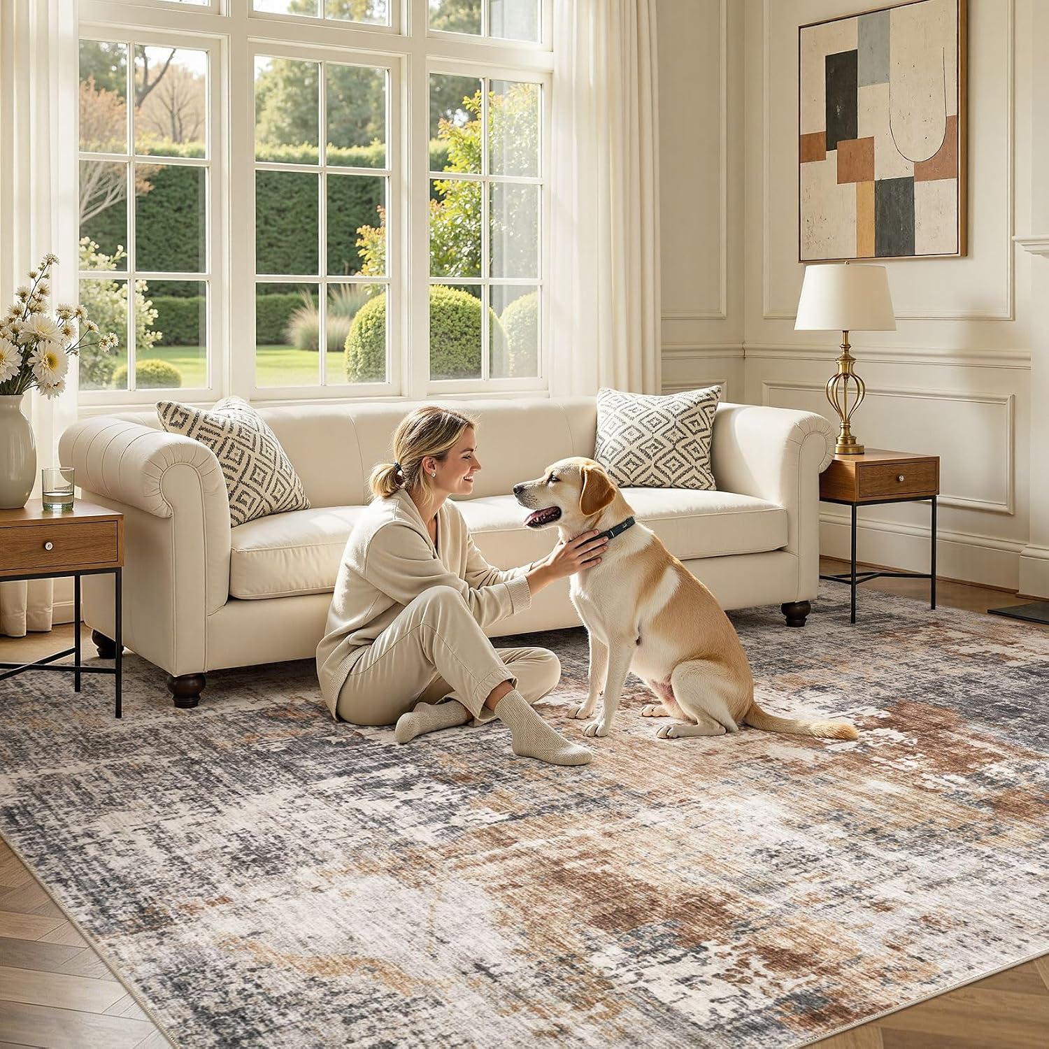 Thumbnail 5 de DMOYEST 8x10 area rug for soft comfort