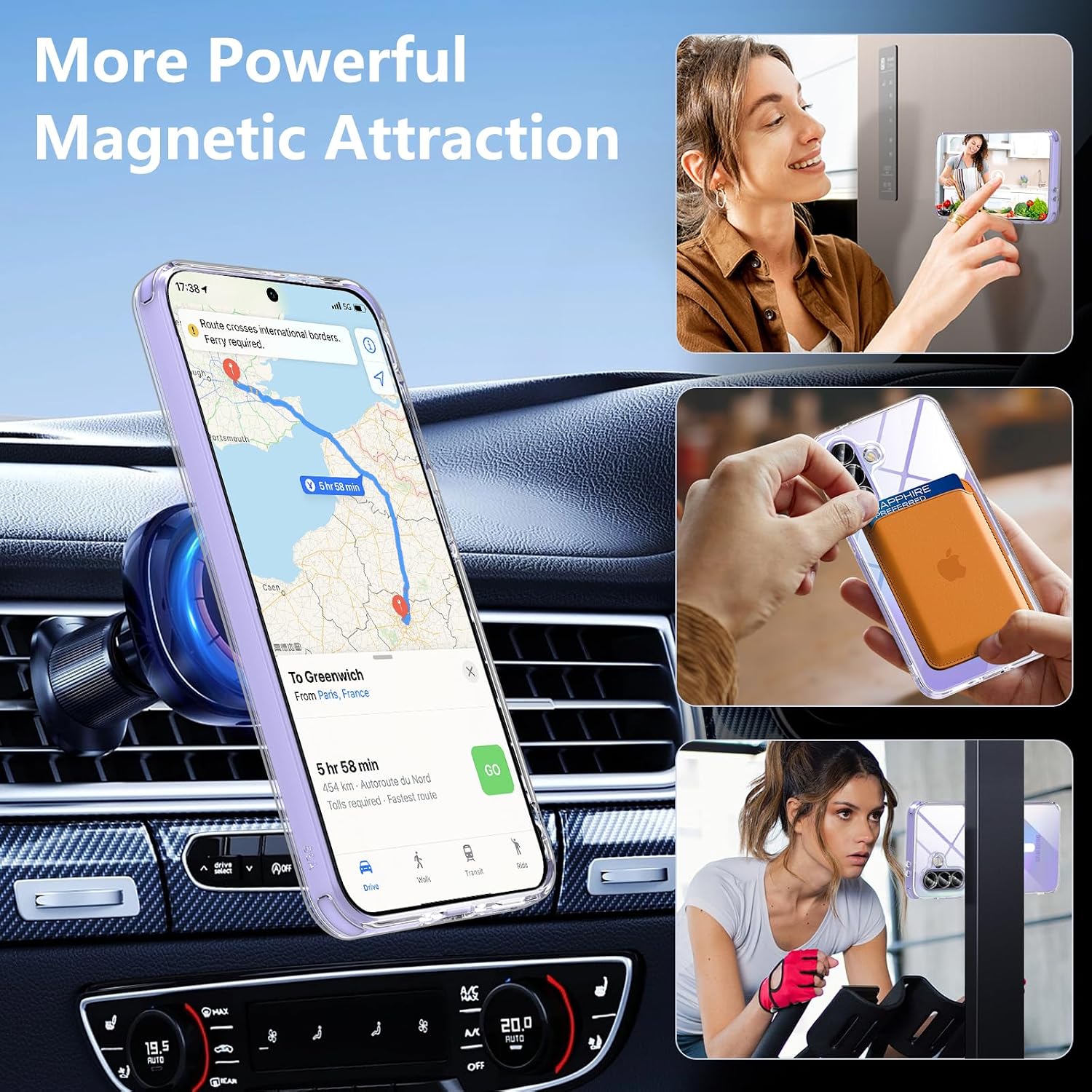 Detalle 2 de Magnetic Clear Case for Samsung A36 5G