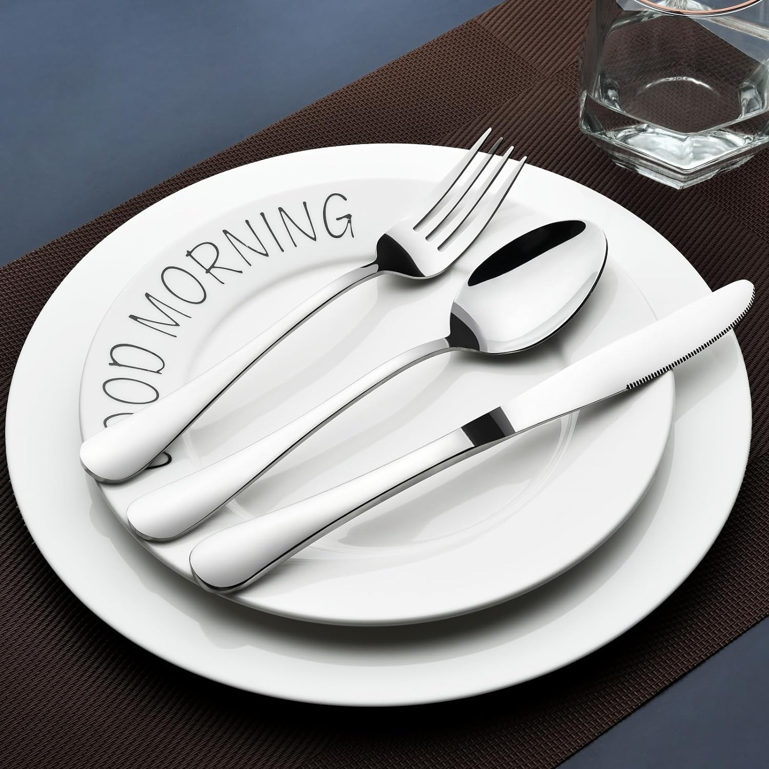 Thumbnail 6 de 40-Piece Stainless Steel Silverware Set