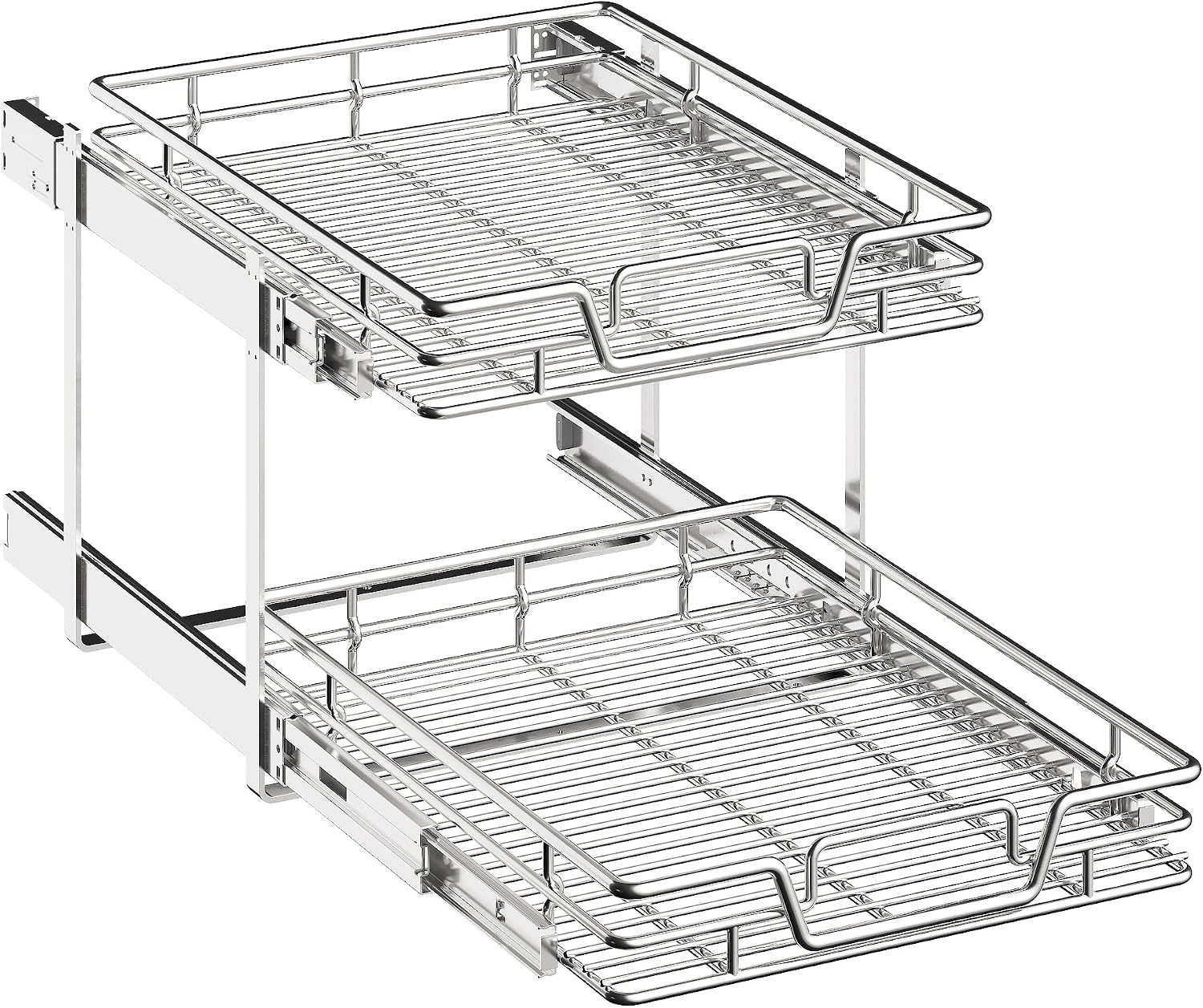 Detalle de QUYUWU 2-Tier Kitchen Pull-Out Organizer 17 in