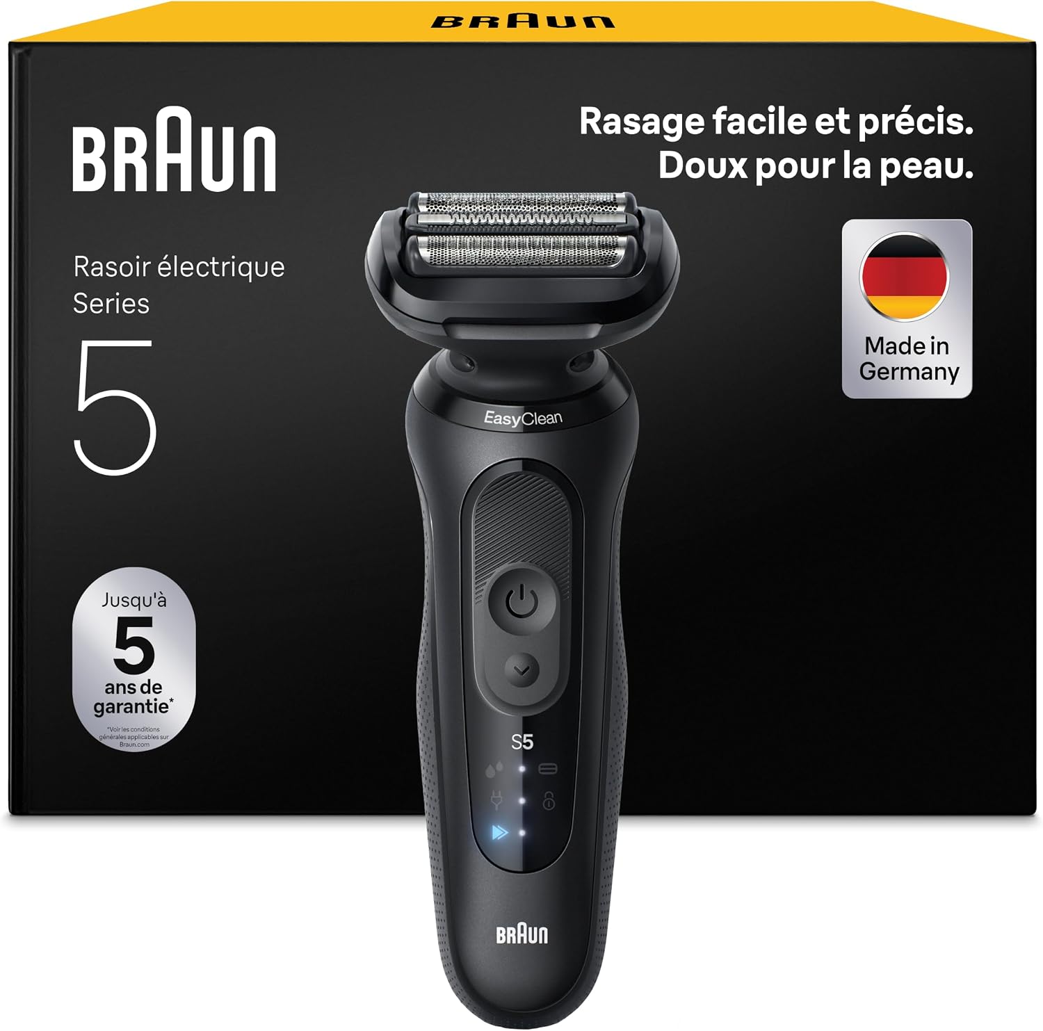 Detalle de Braun Series 5 52‑N1000SI rasoir électrique étanche, 2 modes