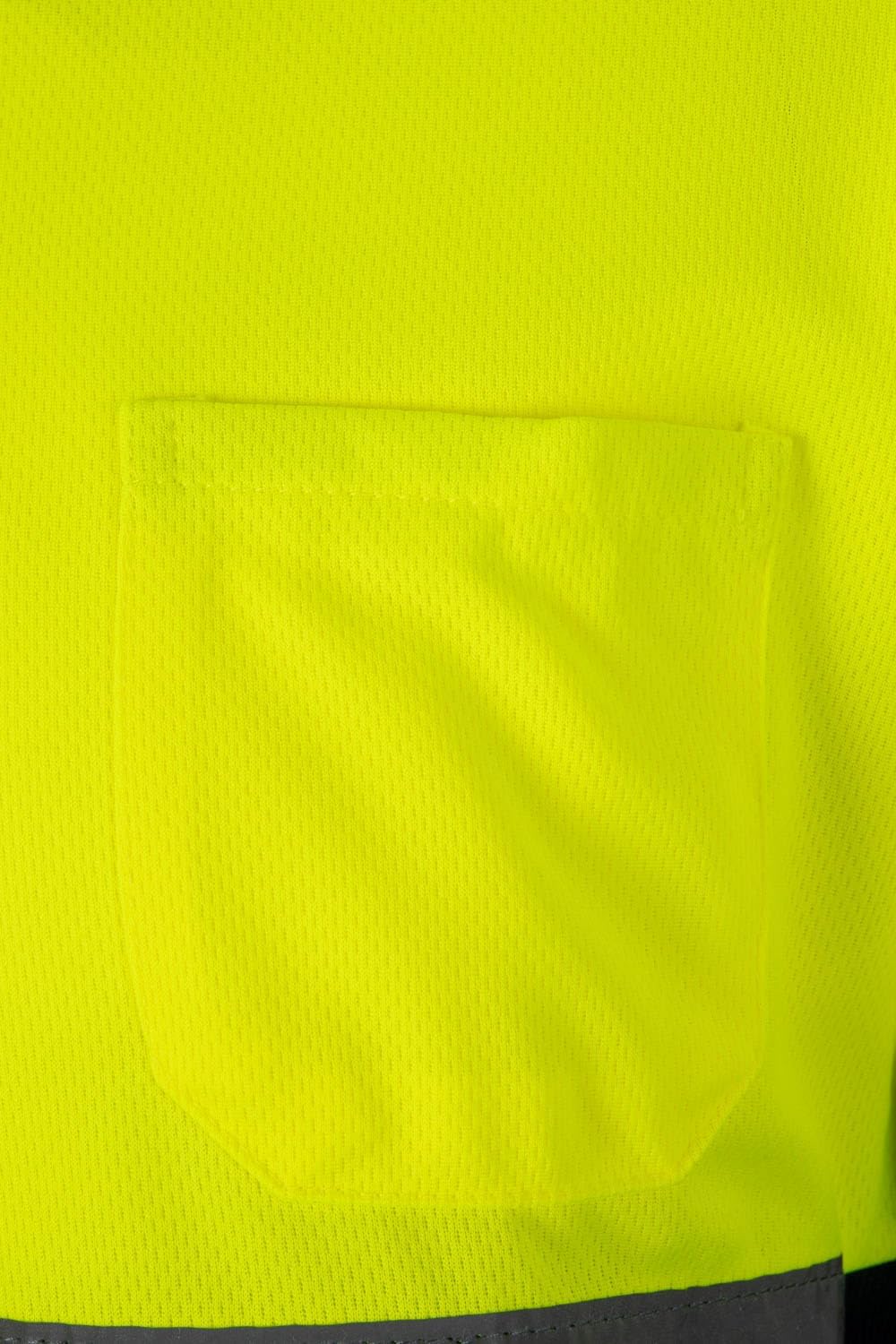 Thumbnail 5 de Velilla 175 Polo Bicolor Manga Larga Azul Marino y Amarillo Fluor