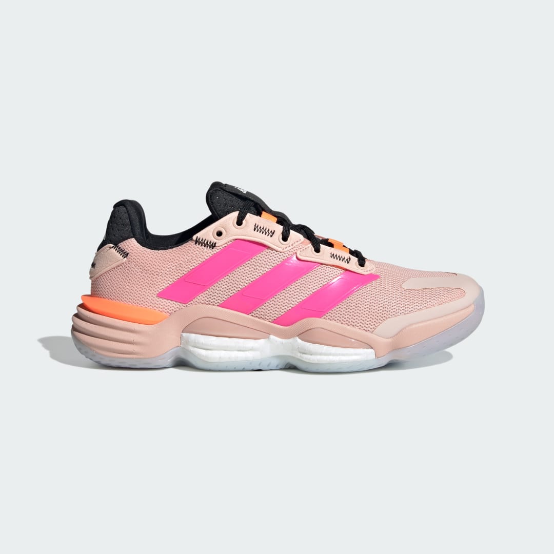 Detalle de Zapatilla Stabil 16 Indoor de Adidas – Rosa