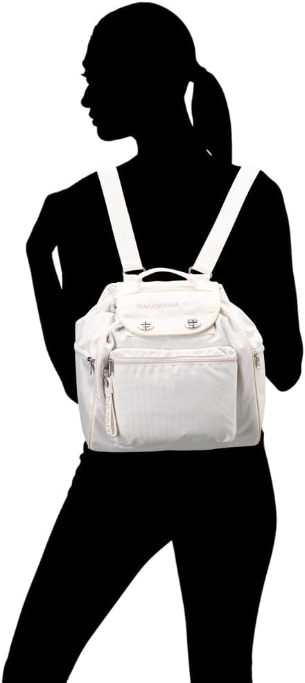 Detalle de Mandarina Duck Md20 Backpack Utility — sac à dos Md20 en Mitrix à effet changeant