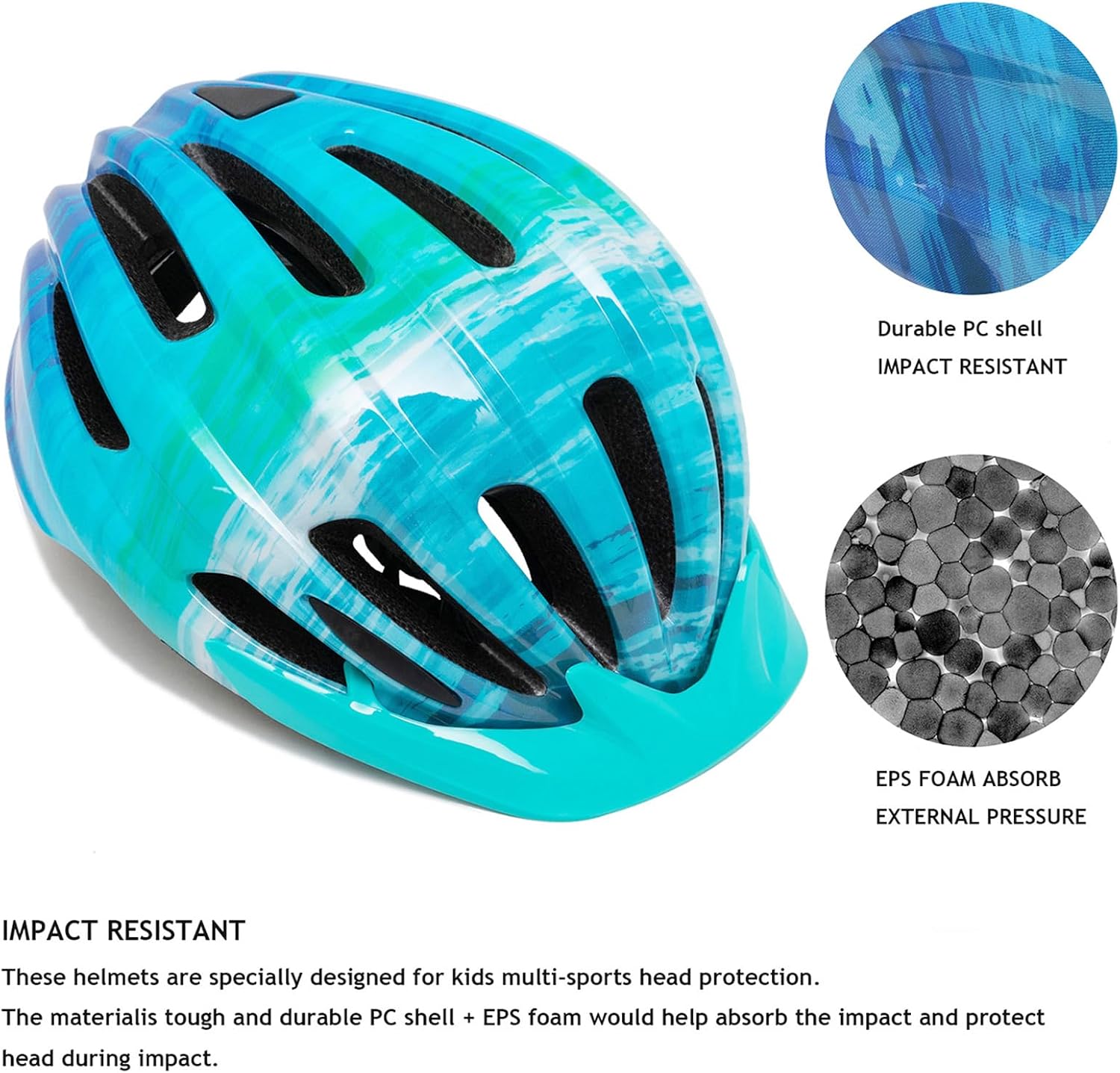 Thumbnail 3 de Kids bike helmet for boys and girls