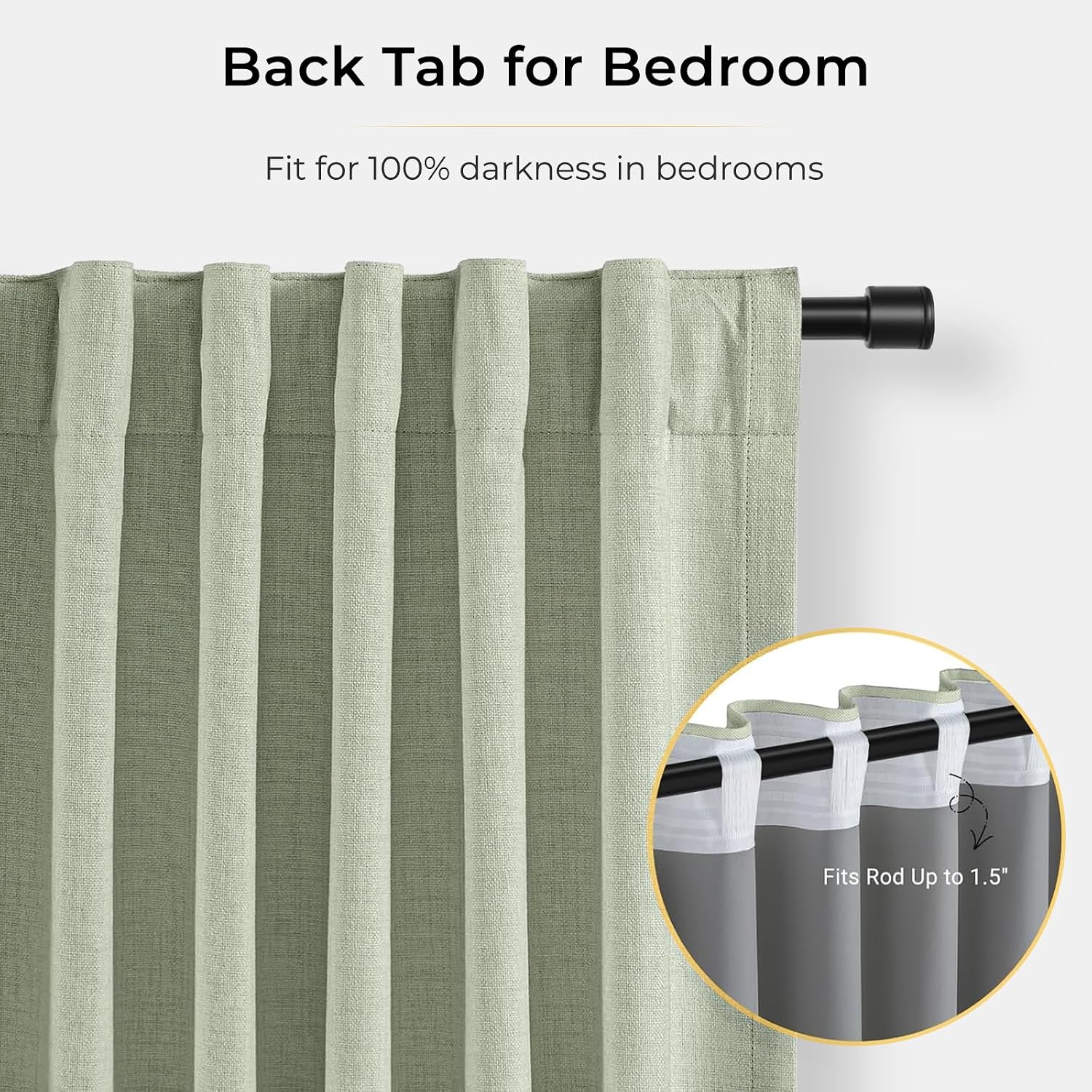 Thumbnail 4 de INOVADAY Blackout Curtains 50 x 84 Inches