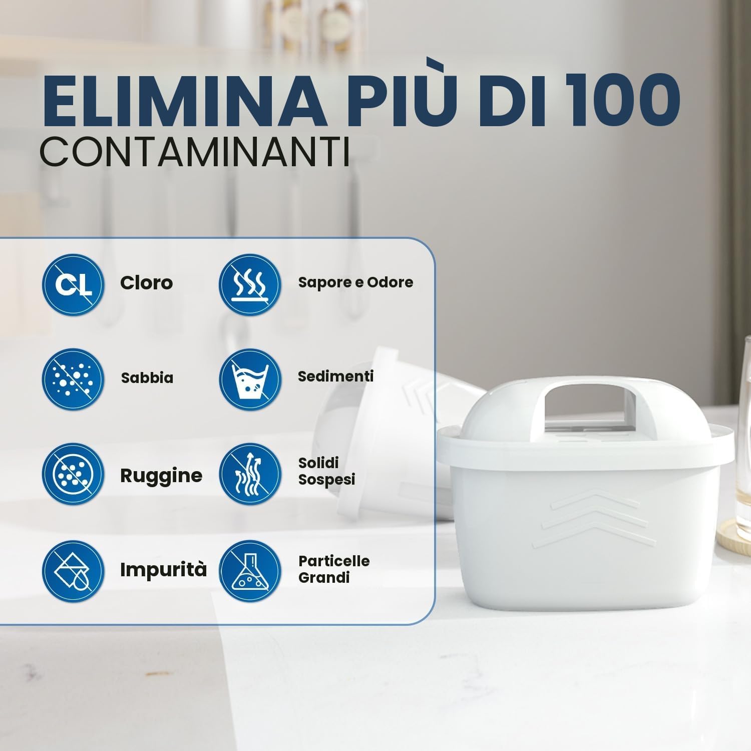 Thumbnail 4 de EVERSPRING Filtro per bollitore compatibile con Brita Maxtra+/Maxtra Plus e Mavea (6 pezzi)