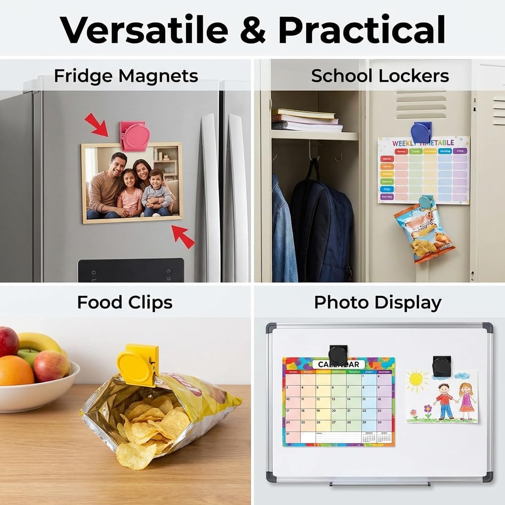 Thumbnail 6 de LUCTHY Fridge Magnets Clips 9pcs