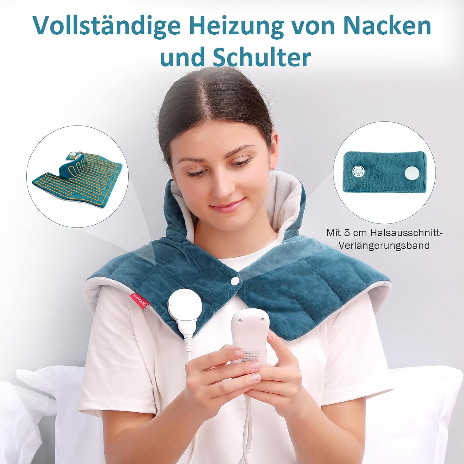 Thumbnail 4 de Comfytemp Voll gewichts Heizkissen Nackenwärmer 9 Stufen