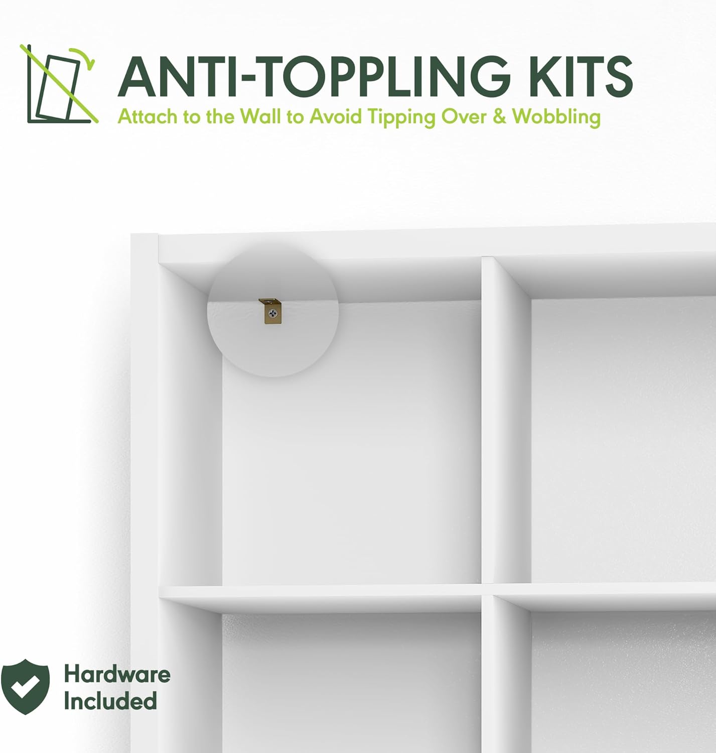 Thumbnail 3 de Furinno CUBICLE 4-Cube Bookshelf 14.6" x 30"