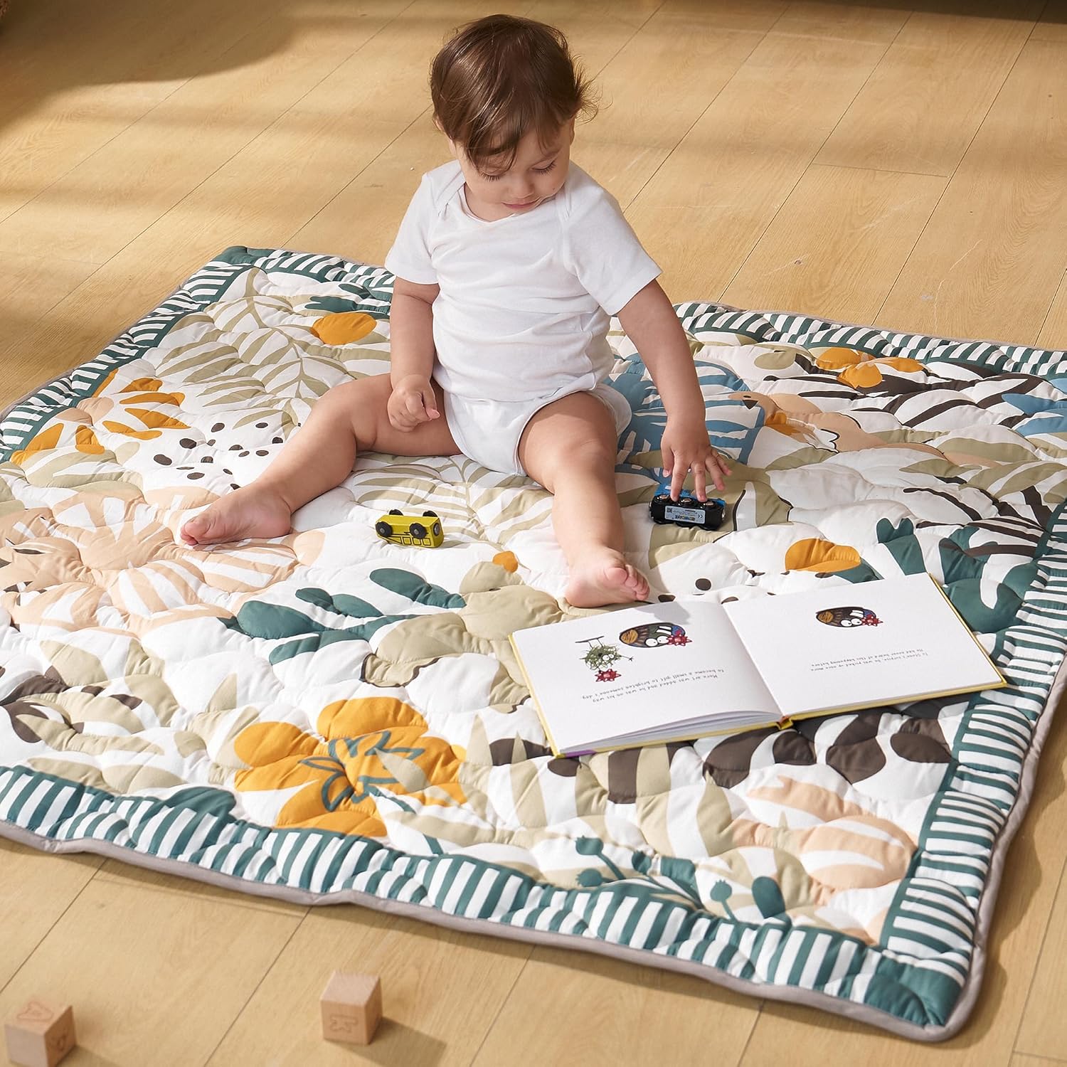 Thumbnail 6 de Momcozy Spielmatte Baby 127x127 cm