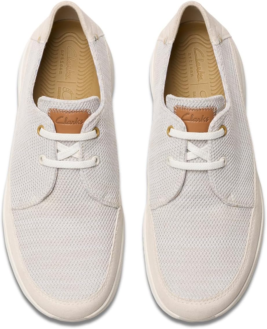 Thumbnail 4 de Clarks Easeway Lace Homme (baskets à lacets) — en blanc combiné