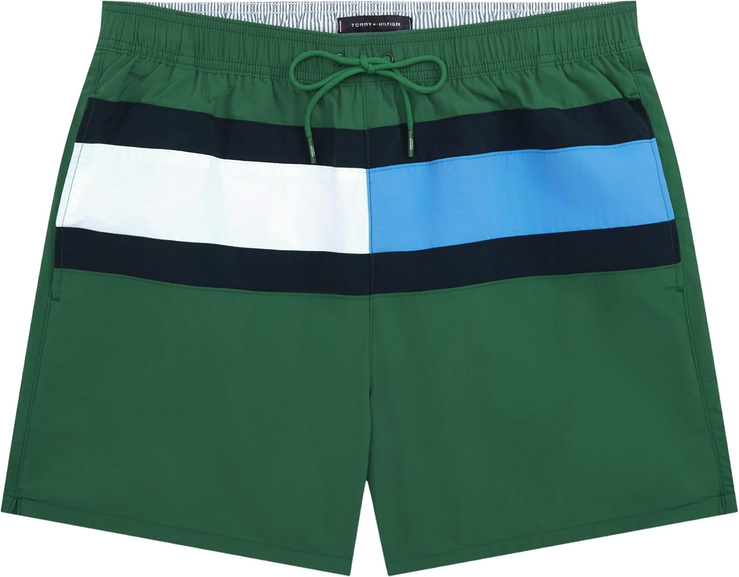 Detalle de Tommy Hilfiger Men’s Long Drawstring Swim Shorts