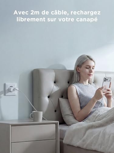 Thumbnail 8 de Chargeur USB C Rapide Aioneus 20W avec câble 2 m pour iPhone 15/16/17