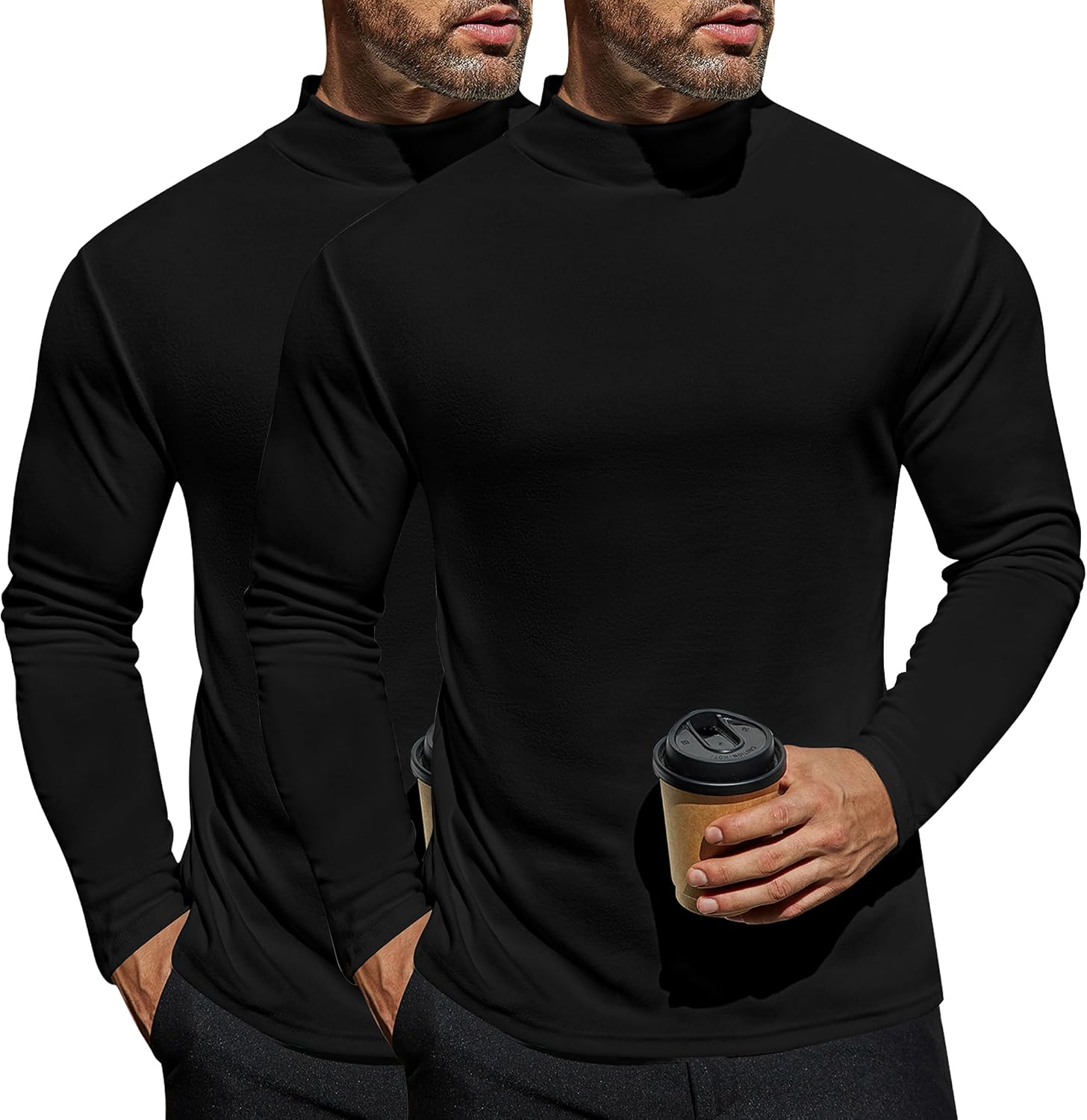 Thumbnail 6 de Ekouaer 2pcs Haut Thermique Homme – Maillot à manches longues en micropolaire (S-3XL)