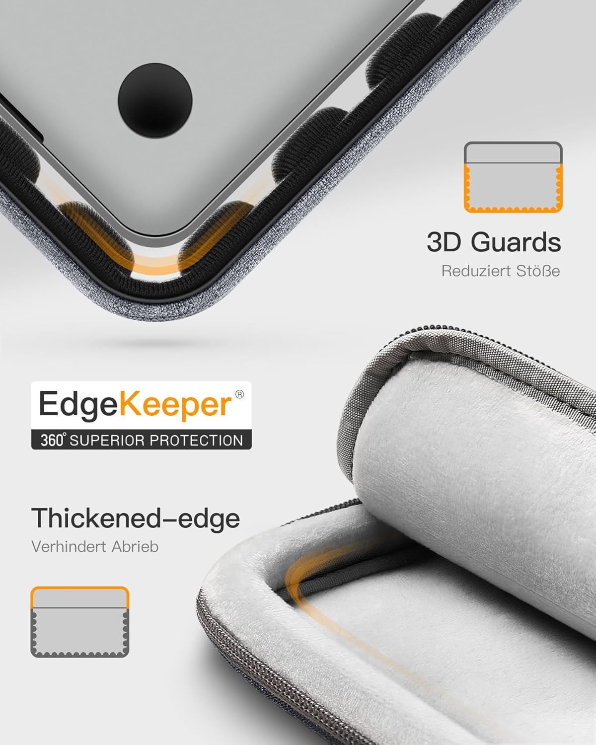 Thumbnail 2 de Inateck 360° Laptoptasche für 14 Zoll