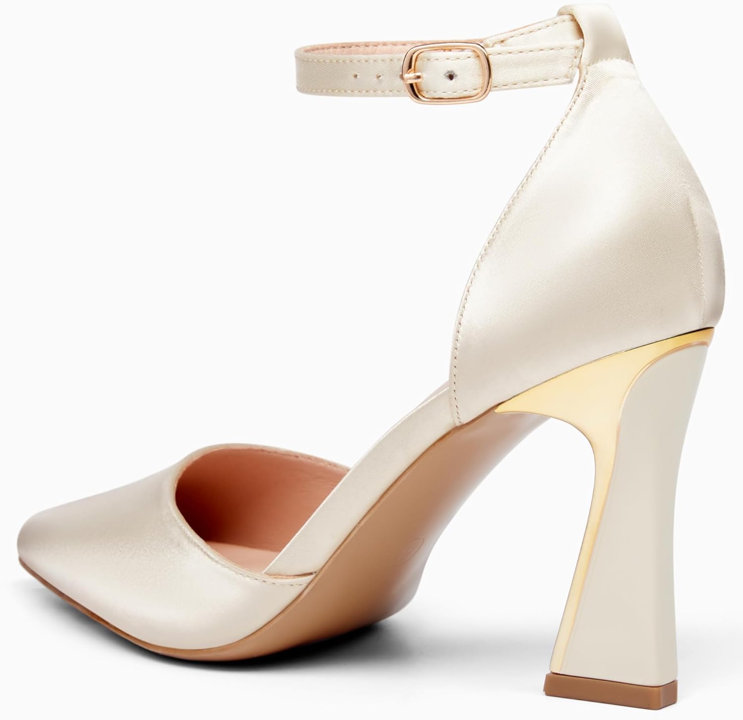 Thumbnail 5 de Juliet Holy Women's Pumps: Pointed Closed-Toe Heels with Ankle Buckle Strap